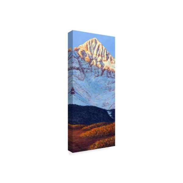 James W. Johnson 'Wilsons Peak In Fall' Canvas Art,20x47